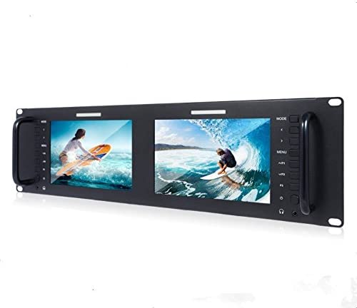 Seetec Dual 7″ 3RU IPS 1280×800 Broadcast LCD Rack Mount Monitor