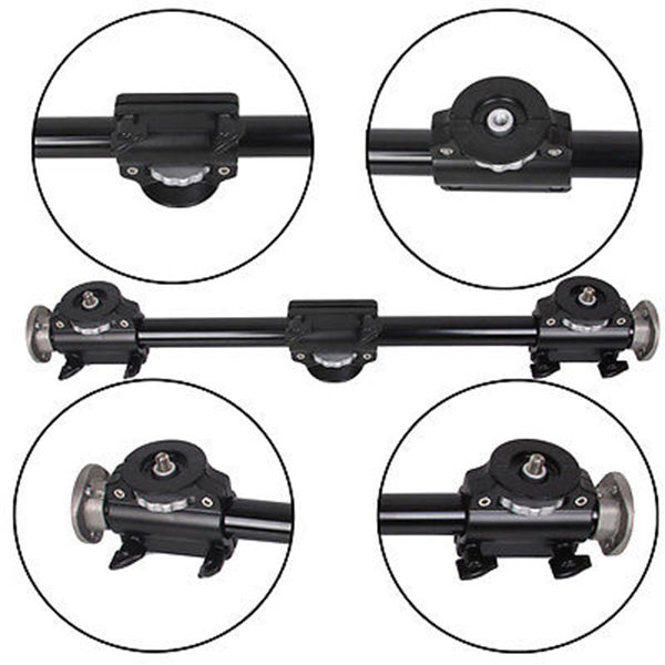 Tripod Crossbar Extension Arm with 4 Head Mount - Image 4