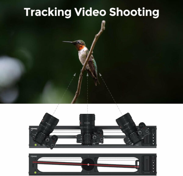 Accsoon Camera Video Slider S40 Adjustable 2460cm Motorized with 7