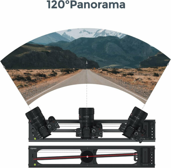 Accsoon Camera Video Slider S40 Adjustable 2460cm Motorized with 8