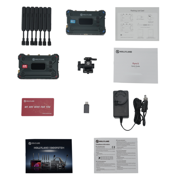 Hollyland PYRO S Wirless Video Transmission System for Camera 400m Range 005s Low Latency 1TX Support 4RX HDMI and SDI InputOutput main 8