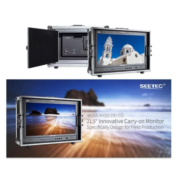 SEETEC P215 9HSD 192 CO 21.5 Inch 1920×1080 Carry on Director Broadcast Monitor SDI HDMI 3