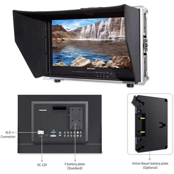 SEETEC P215 9HSD 192 CO 21.5 Inch 1920×1080 Carry on Director Broadcast Monitor SDI HDMI 6