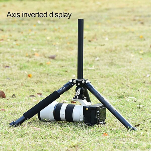 Marsace XT-15 Carbon Fiber Travel Tripod with Professional Panoramic Headcase - Image 7