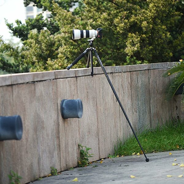 Marsace XT-15 Carbon Fiber Travel Tripod with Professional Panoramic Headcase - Image 8