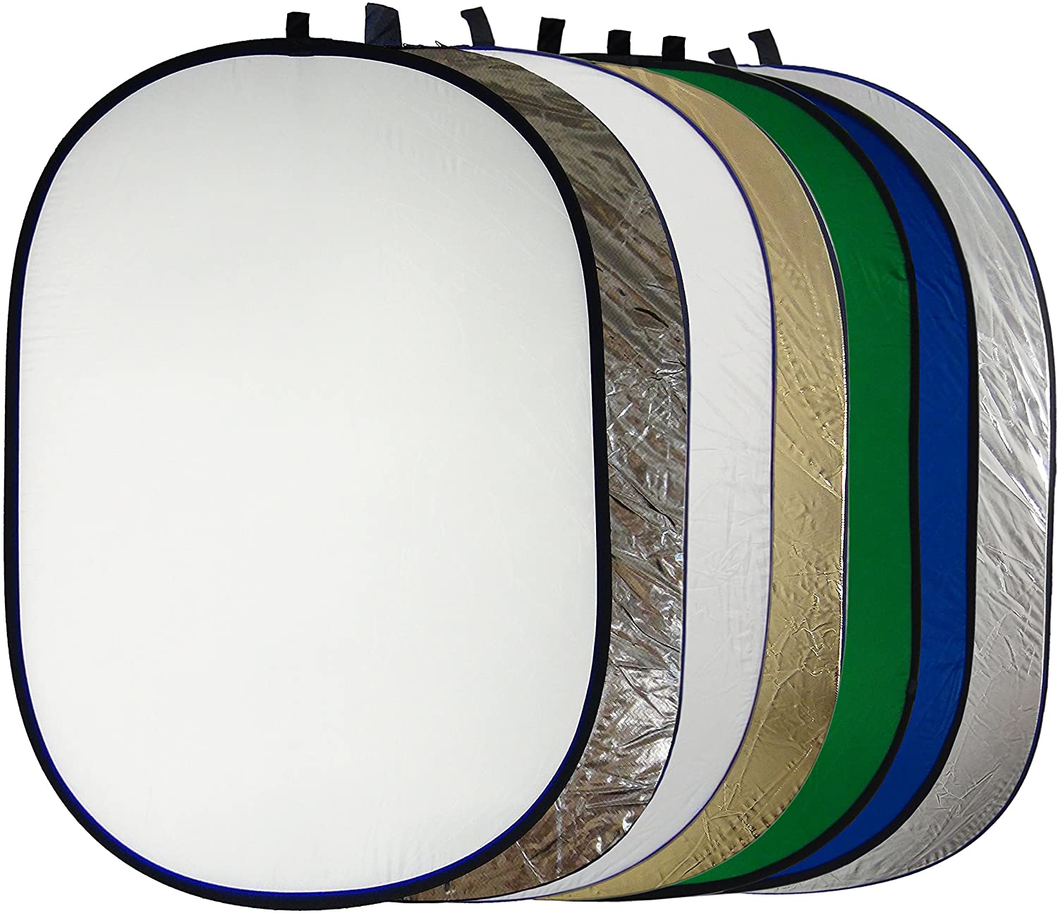 7in1 150x200cm Collapsible Reflector White Gold Silver Green Blue Diffuser 