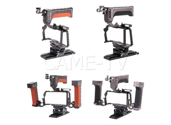 CAME-TV PowerGrip Battery Handle for Camera Cage with DC D-TAP USB Output - Image 2