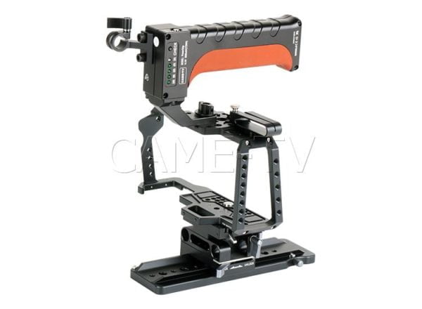 CAME-TV PowerGrip Battery Handle for Camera Cage with DC D-TAP USB Output - Image 7