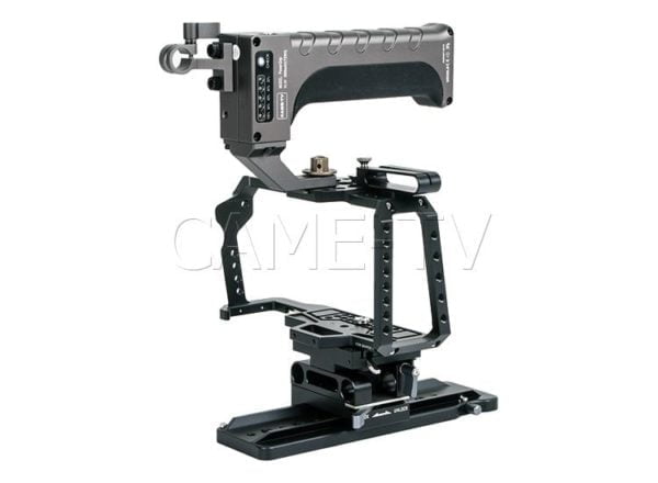 CAME-TV PowerGrip Battery Handle for Camera Cage with DC D-TAP USB Output - Image 9