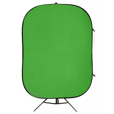 Collapsible Portable Background Screen 200x230cm / 6.5ft x 8ft Chroma ...