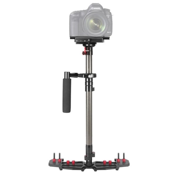 APEX Lightweight Adjustable Length Carbon Fiber Handheld Video Stabilizer With Quick Release Plate up to 5kg Capacity (20.9in-30.9in) - Image 4