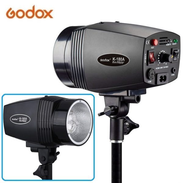 Mini Master Godox K 180A k180a 180W Small Photography Flash Light Studio