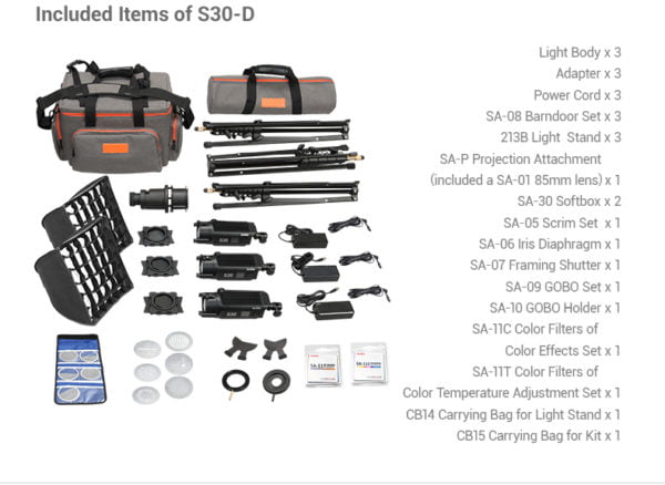 S30 Products Continuous Focusing LED Light S30 13