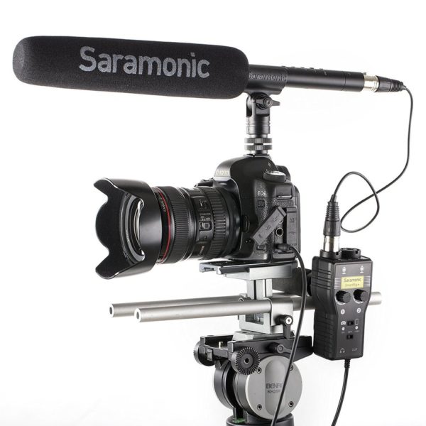 Saramonic SmartRig+ 2-Channel XLR/3.5mm Microphone Audio Mixer with Phantom Power Preamp & Guitar Interface for DSLR Cameras, Camcorders & Smartphones - Image 2