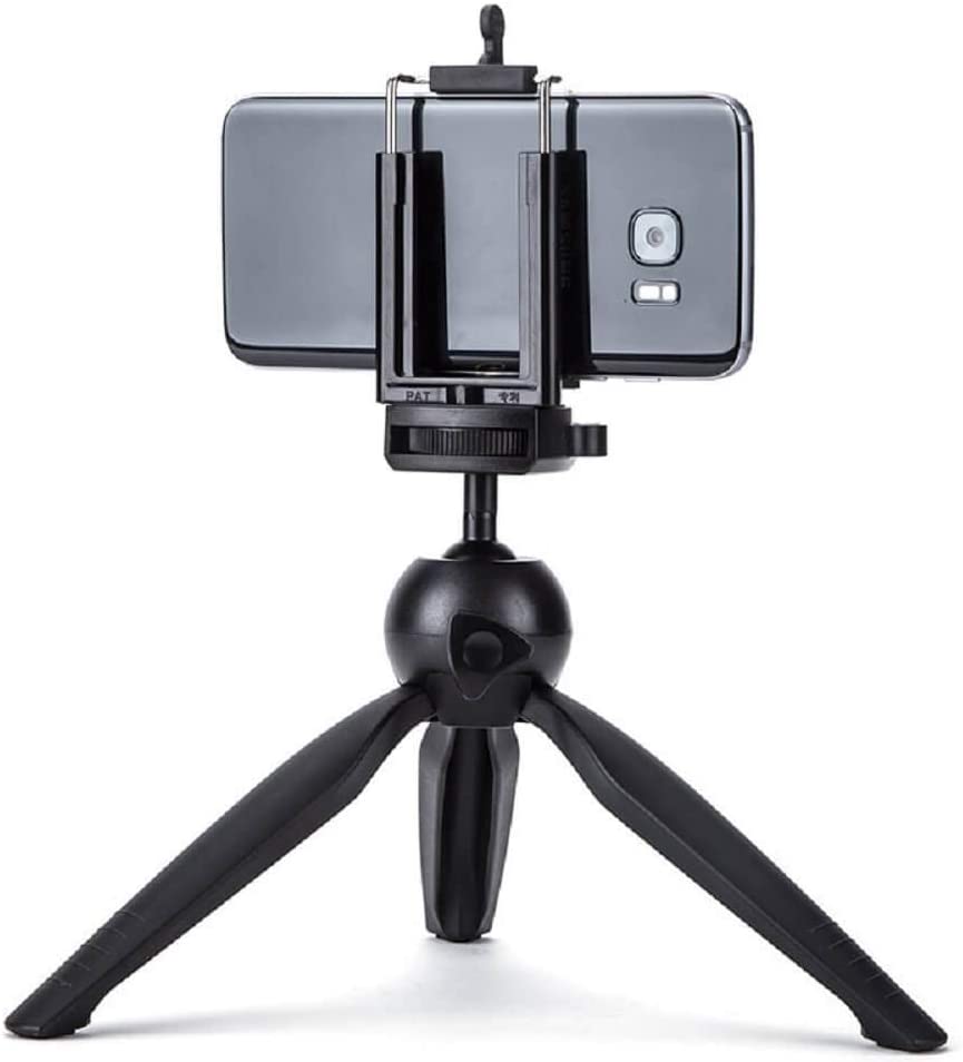 Yunteng YT-238 Table Tripod with Spirit Level and Smartphone Holder ...
