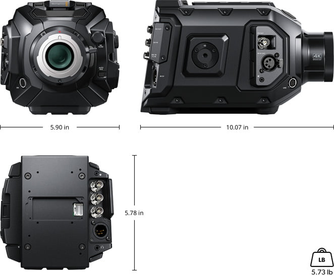 blackmagic design ursa broadcast camera cineursamwc4k