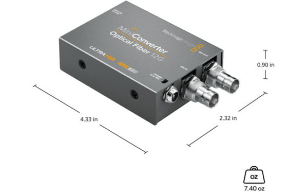 mini converter optical fiber 12g imperial