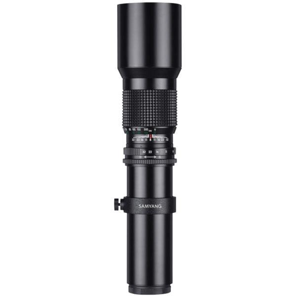 samyang 500mm f8.0 preset telephoto t mount lens 1