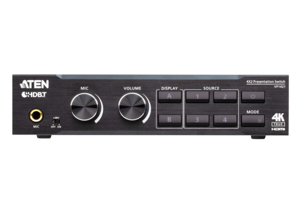 vp1421.professional audiovideo.presentation switches.front